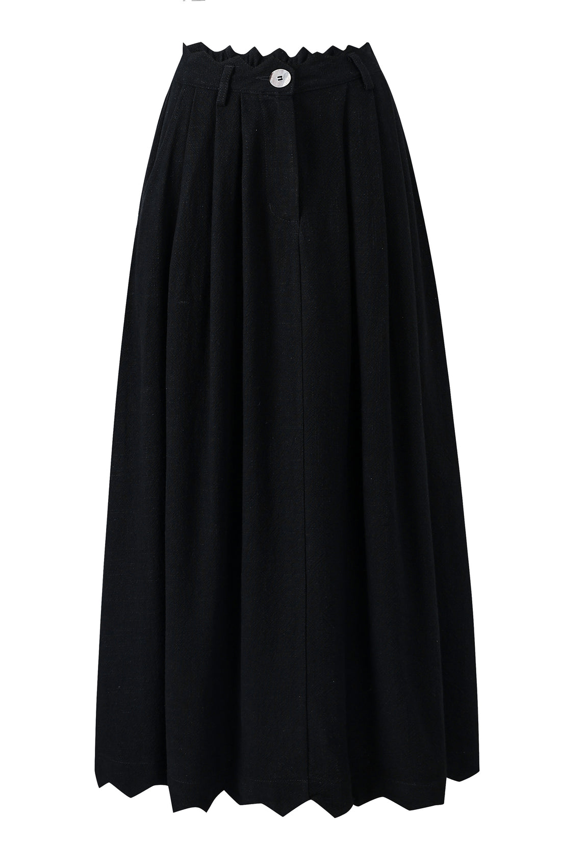 Lisa Linen Skirt Black