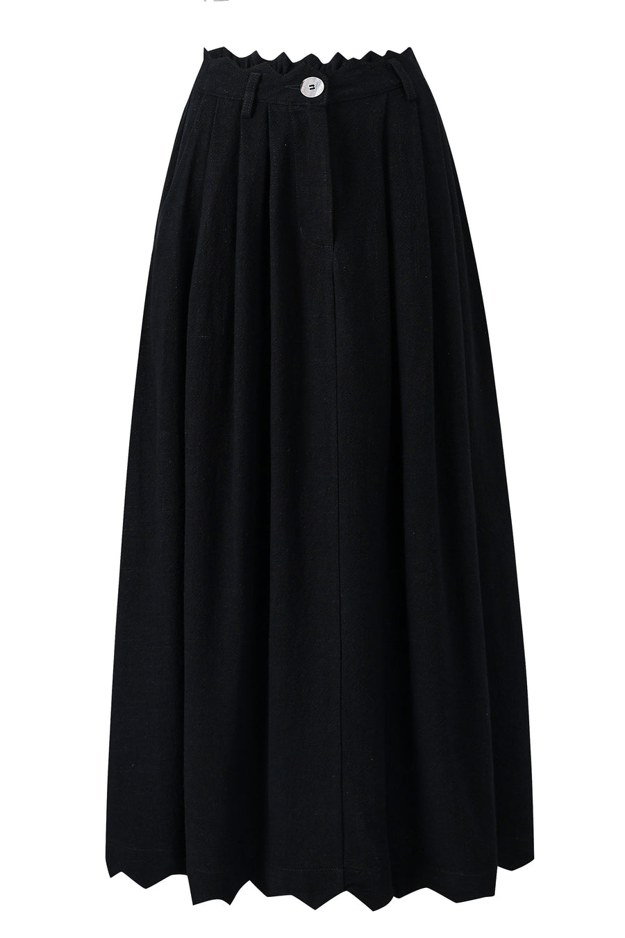 Lisa Linen Skirt Black