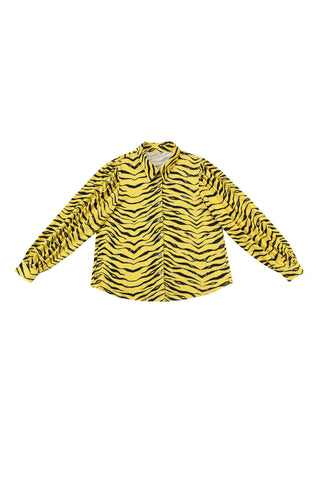 Boss Blouse Soft Linen Tiger Stripe