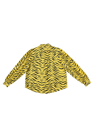 Boss Blouse Soft Linen Tiger Stripe