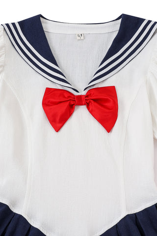 Soft Linen Sailor Moon Mini Dress