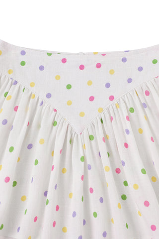 Mini Park Skirt Soft Linen Funfetti