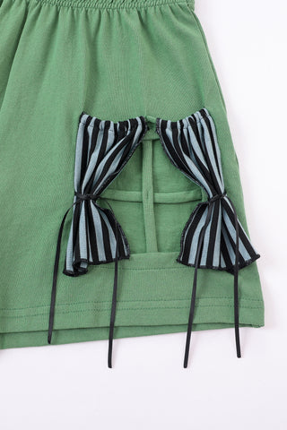 Cotton Window Shorts Green