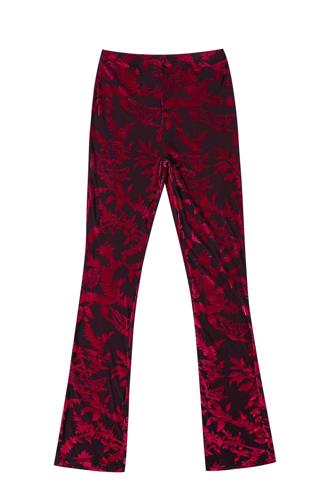 Metamorphoses Mesh Velvet Pants