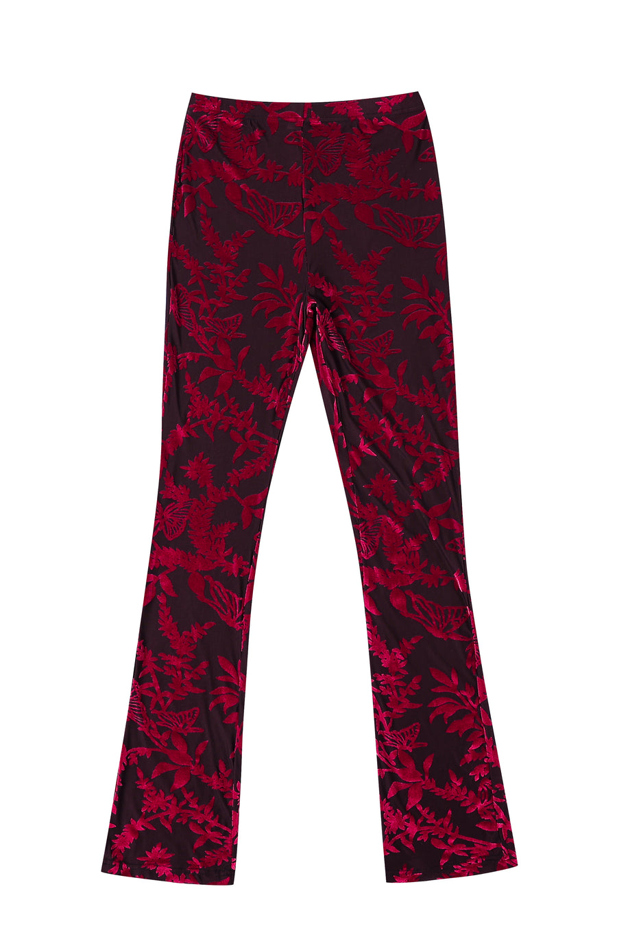 Metamorphoses Mesh Velvet Pants