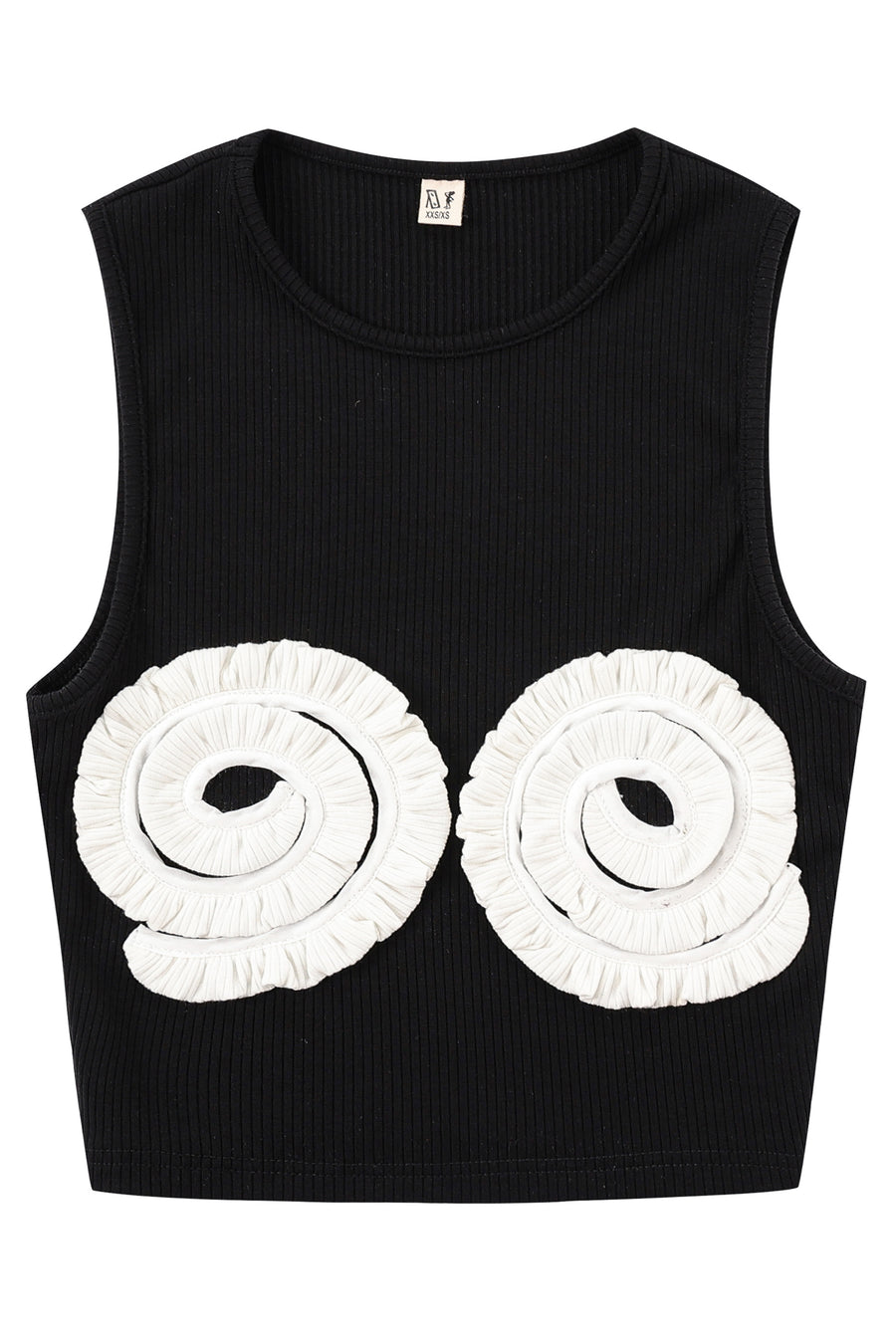 Hypno Boobs Tencel Rib Crop Tank