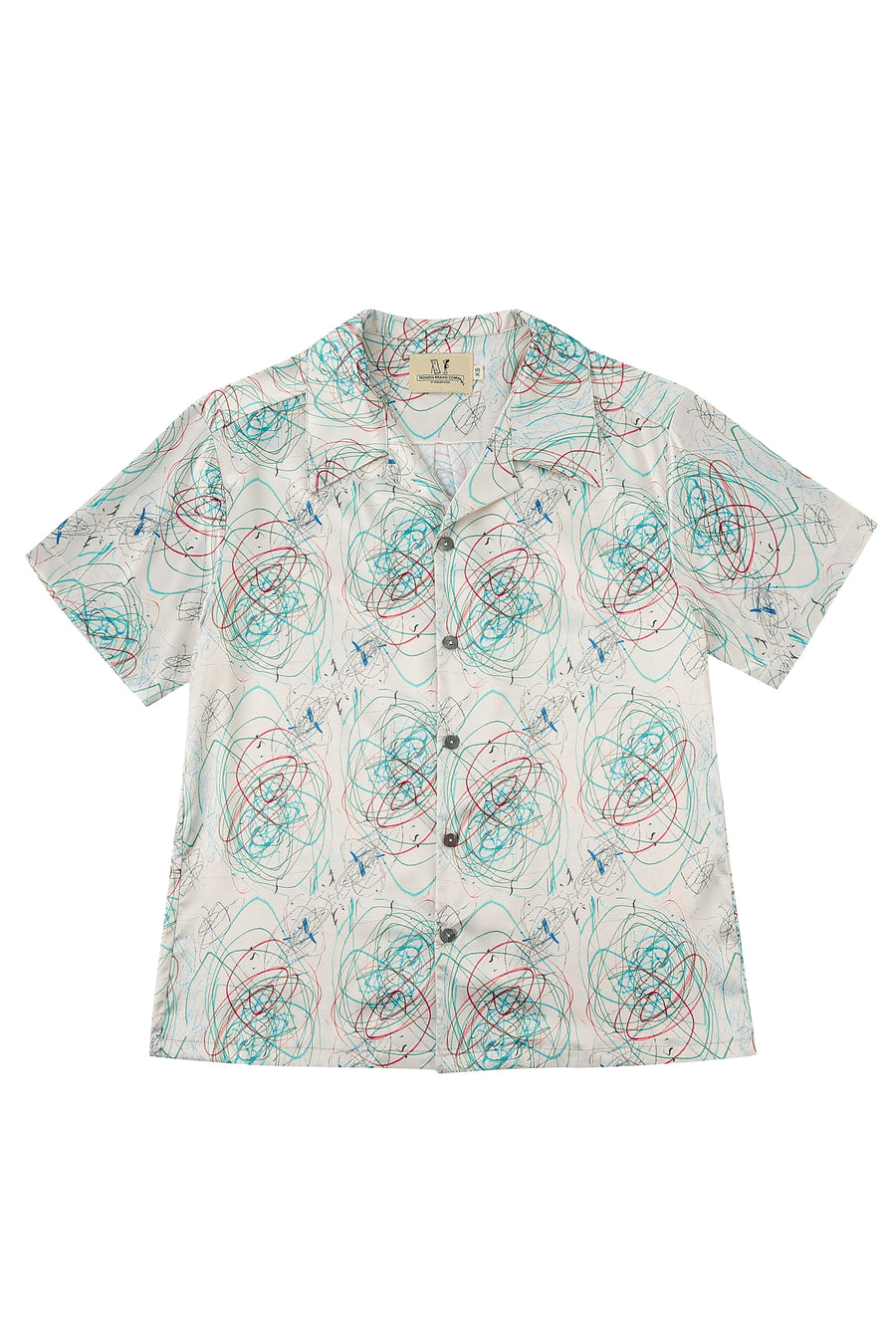 Unisex Skip's Scribbles Satin Shirt