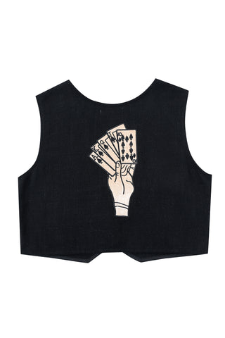 Lady Luck Linen Vegas Vest