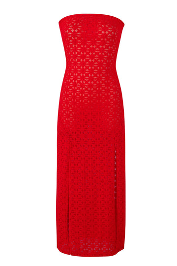 Red Lace Sexy Cartoon Dress