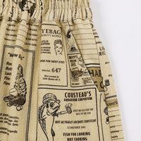 Yellow Pages Linen Shorts