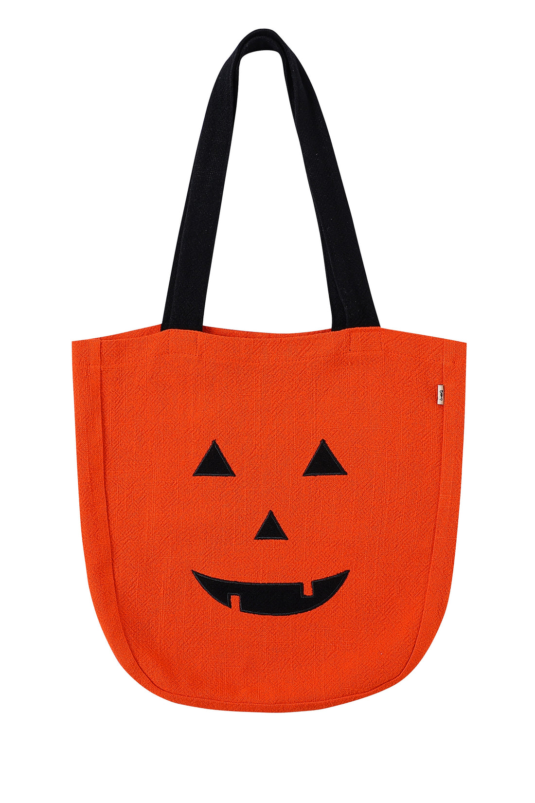 Trick Or Treat Linen Tote Bag Embroidered