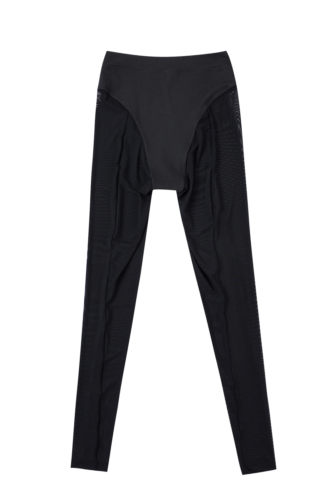 Black Mesh Cheeky Dance Leggings