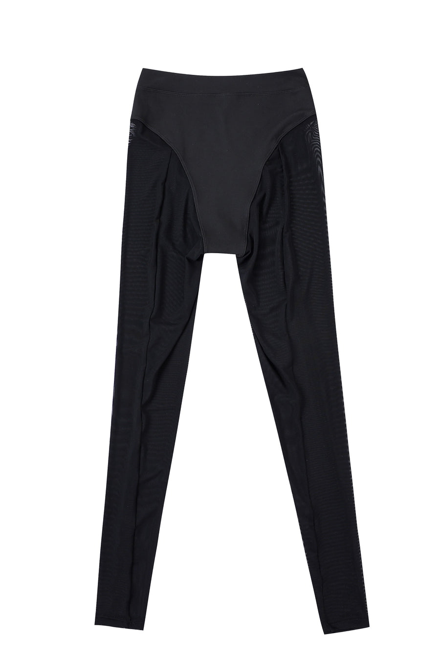 Black Mesh Cheeky Dance Leggings