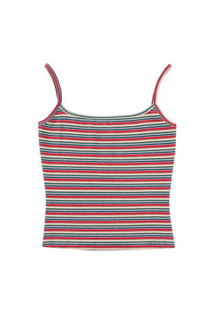 Red Stripe Cotton Cami