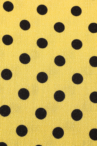 Shift Tank Soft Linen Yellow Polka Dot