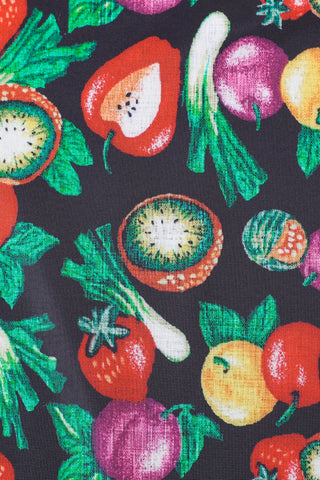 Triangle One Piece Swimsuit Vegetable Medley