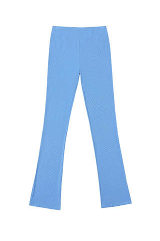 Whale Tail Tencel Rib Pants Blue
