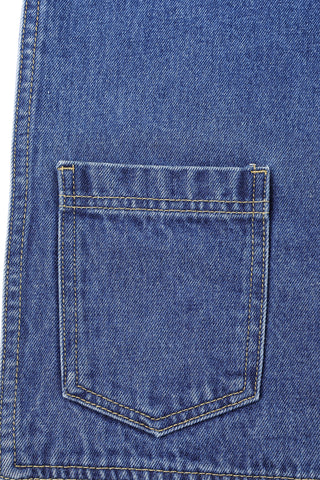 Set of 4 Denim Placemats Dark Wash