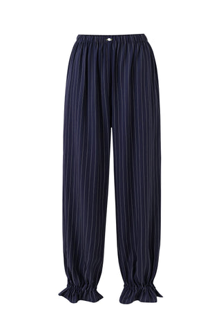 Long Bloomers Tencel Stripe Navy