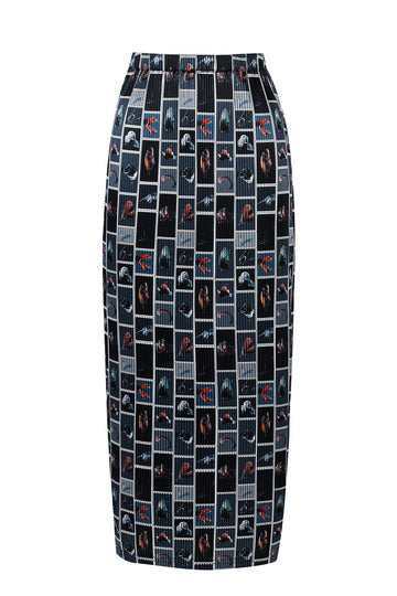 Cute Fish Accordion Skirt