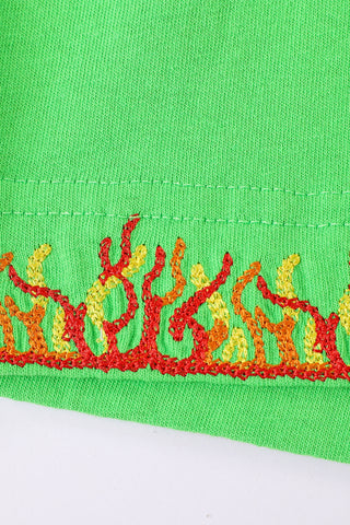 Flaming Cotton Shorts Lime Green