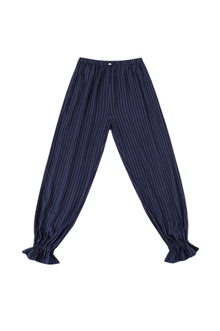 Long Bloomers Tencel Stripe Navy