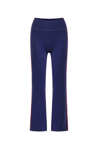 Sporty Spice Yoga Pants Red and White and Blue