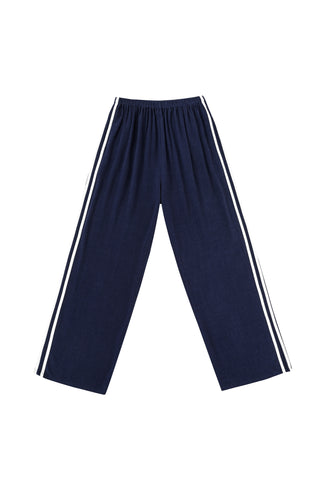 Lazy Pants Soft Linen Navy Sporty