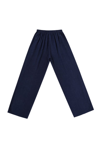 Lazy Pants Soft Linen Navy Sporty