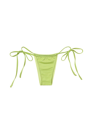 Skimpy String Bikini Bottoms Lime Green