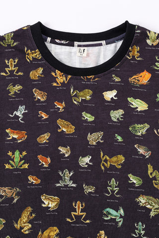 Frog/Bug/Fish Patchwork Cotton Tommy Tee