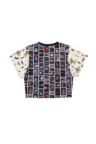 Frog/Bug/Fish Patchwork Cotton Tommy Tee