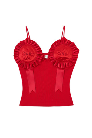 2nd Place The Date Cami Tencel Rib Red
