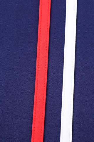 Sporty Spice Yoga Pants Red and White and Blue