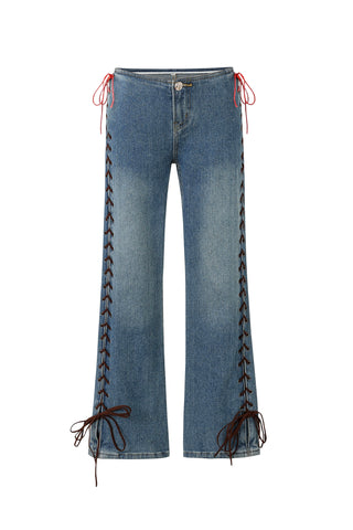 Coyote Ugly Lace Up Jeans
