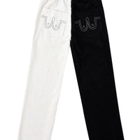 Black/White Comfort Corduroy Pants