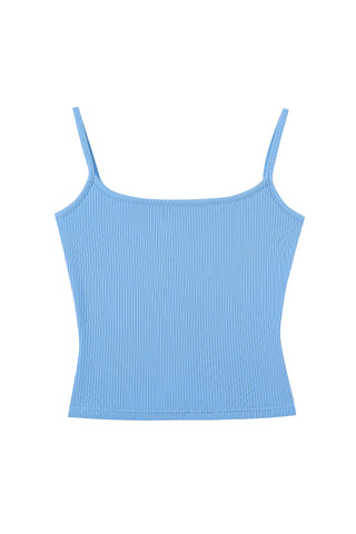 Tencel Rib Cami Baby Blue