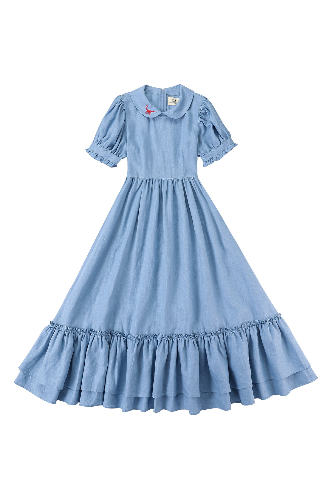 Good Girl Scorpion Linen Dress