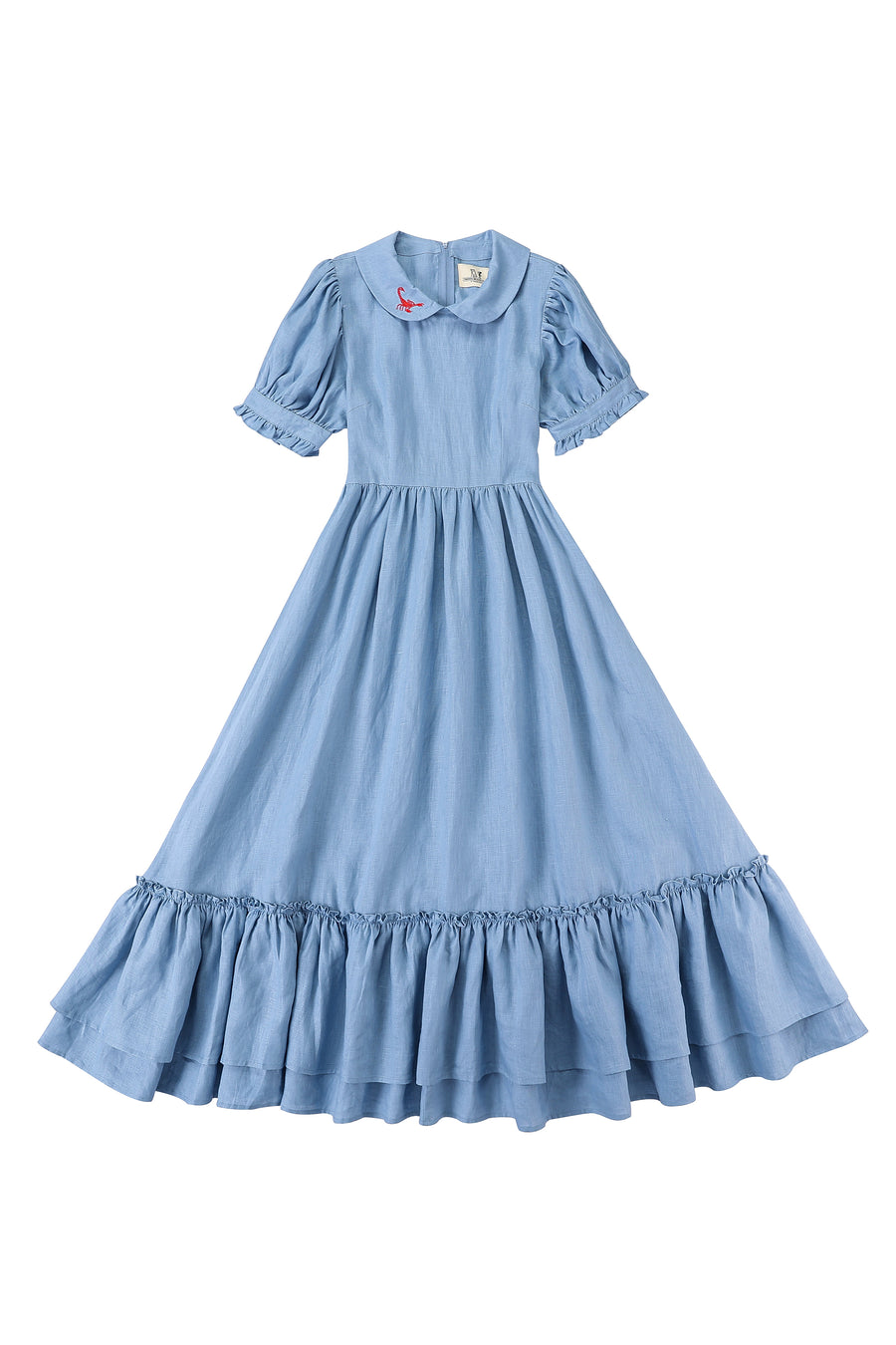Good Girl Scorpion Linen Dress