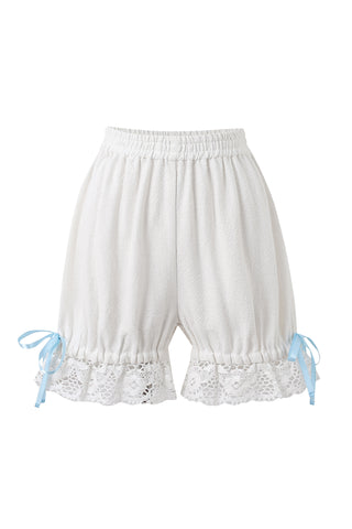 White Linen Bloomers