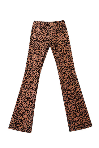 New Jersey Leopard Mesh Scrunch Pants