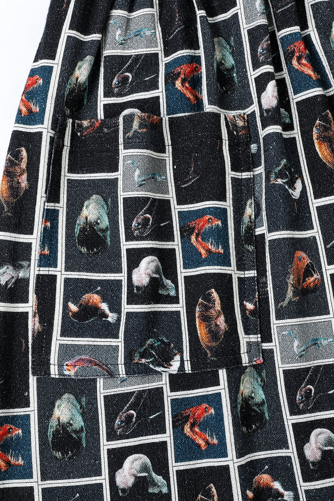 Breeze on my Genitals Dress Linen CUTE FISH
