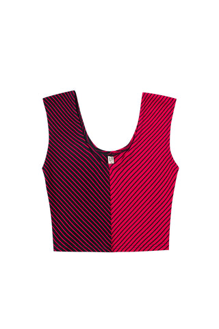 Blood Stripe Aerobics Cop Top
