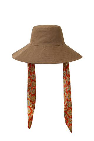 Cotton Beach Hat Brown
