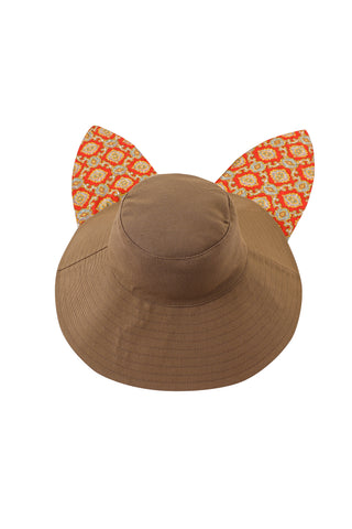 Cotton Beach Hat Brown