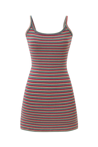 Monsanto Stripe Cotton Cami Mini Dress