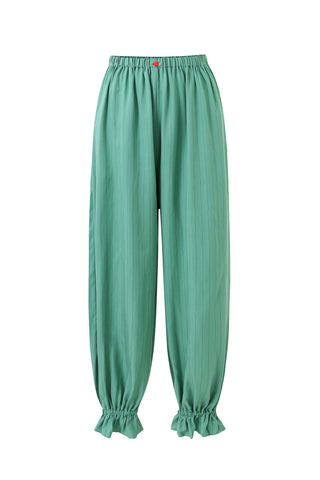 Long Bloomers Tencel Stripe Green