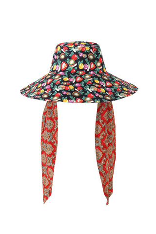 Cotton Beach Hat Vegetable Medley