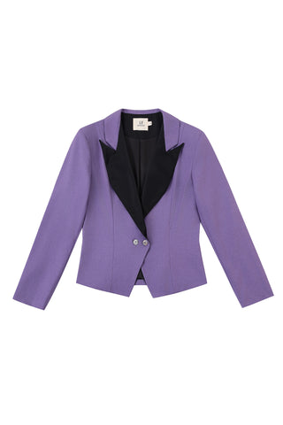 Career Woman Blazer Purple
