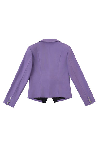 Career Woman Blazer Purple